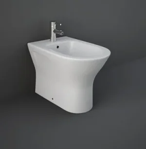 Rak Feeling Back To Wall Bidet In Matt White product image - Image 1