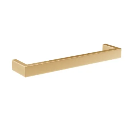 Thermosphere 12v Heated Towel Bar Double Square 632mm Polished Brass