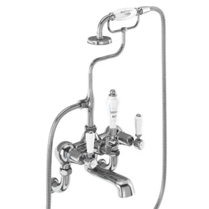 Burlington Qt Kensington Wall Bath Shower Mixer Chrome