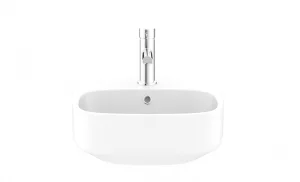 Crosswater Kai S Corner Basin With Overflow White