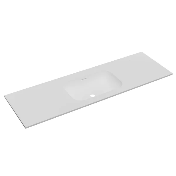 Faeber Infinite M1 Pearl 1500mm Single Central Furniture Basin White Matt