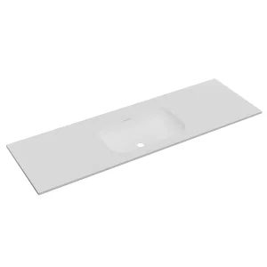 Faeber Infinite M1 Pearl 1500mm Single Central Furniture Basin White Matt