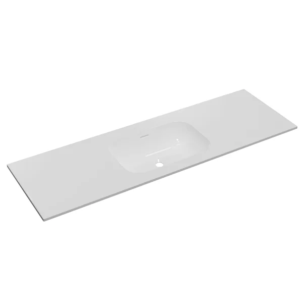 Faeber Infinite M1 Pearl 1500mm Single Central Furniture Basin White polished