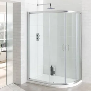 Eastbrook Vantage Easy Clean Offset Quadrant 1000 X 800mm Chrome