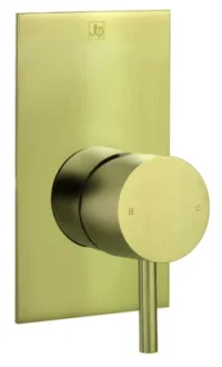 Just Taps Vos Single Lever Manual Valve Brushed Brass