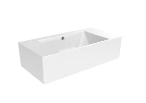 Saneux Matteo 51x25cm Washbasin 0th - Gloss White
