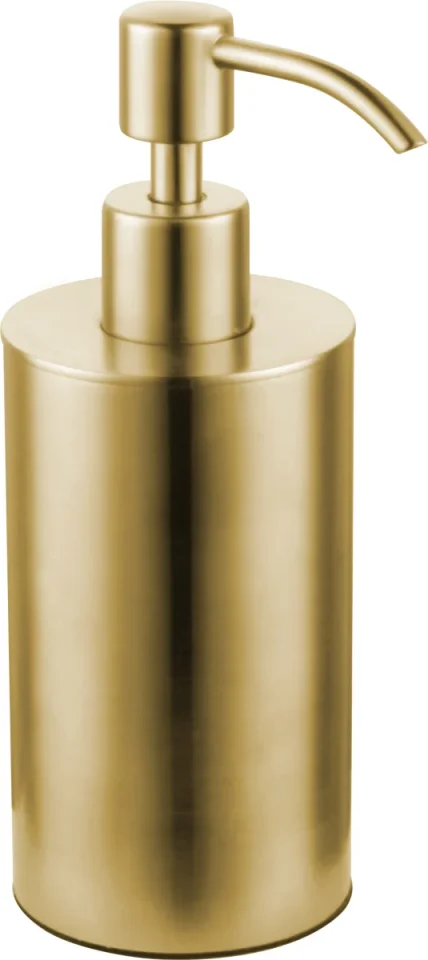 Just Taps Vos Soap Dispenser Countertop Brushed Brass product image - Image 1