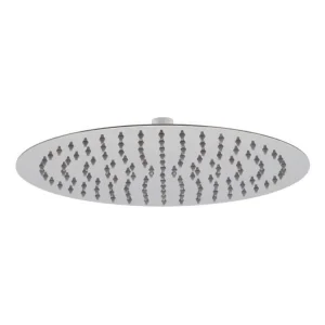 Vado Aquablade 300mm (12") Round Easy Clean Slimline Shower Head With Arm Chrome