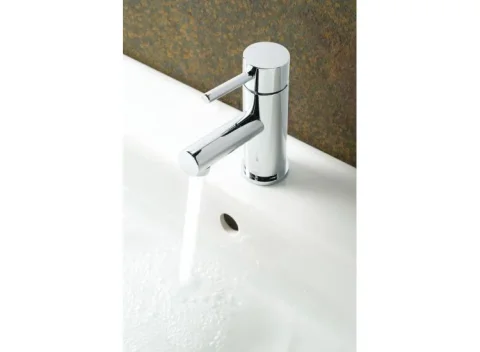 Vado Zoo Mono Basin Mixer Single Lever Deck Mounted With Pop-up Waste And Honeycomb Flow Regulator Chrome detail view - Image 3