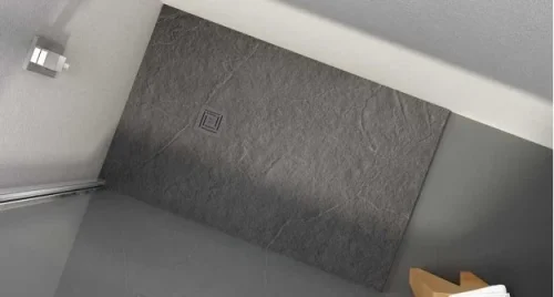 Merlyn Truestone Rectangle Tray White 1200 X 900mm detail view - Image 2