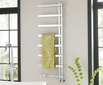 Vogue Keys II Towel Radiator Dual Energy - Chrome 1080X500 product image - Image 1