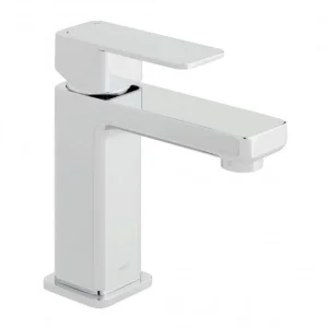 Vado Phase Mono Basin Mixer Smooth Bodied Single Lever Deck Mounted With Honeycomb Flow Regulator (no Waste) Chrome