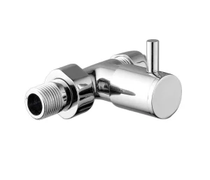 Just Taps Straight Radiator Valve Chrome