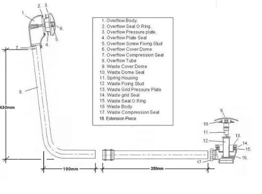 Bc Designs Push Down Exposed Bath Waste Brushed Copper detail view - Image 2
