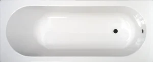 Abacus Series 1 Single Ended Straight Bath with Legset 1800 x 800mm