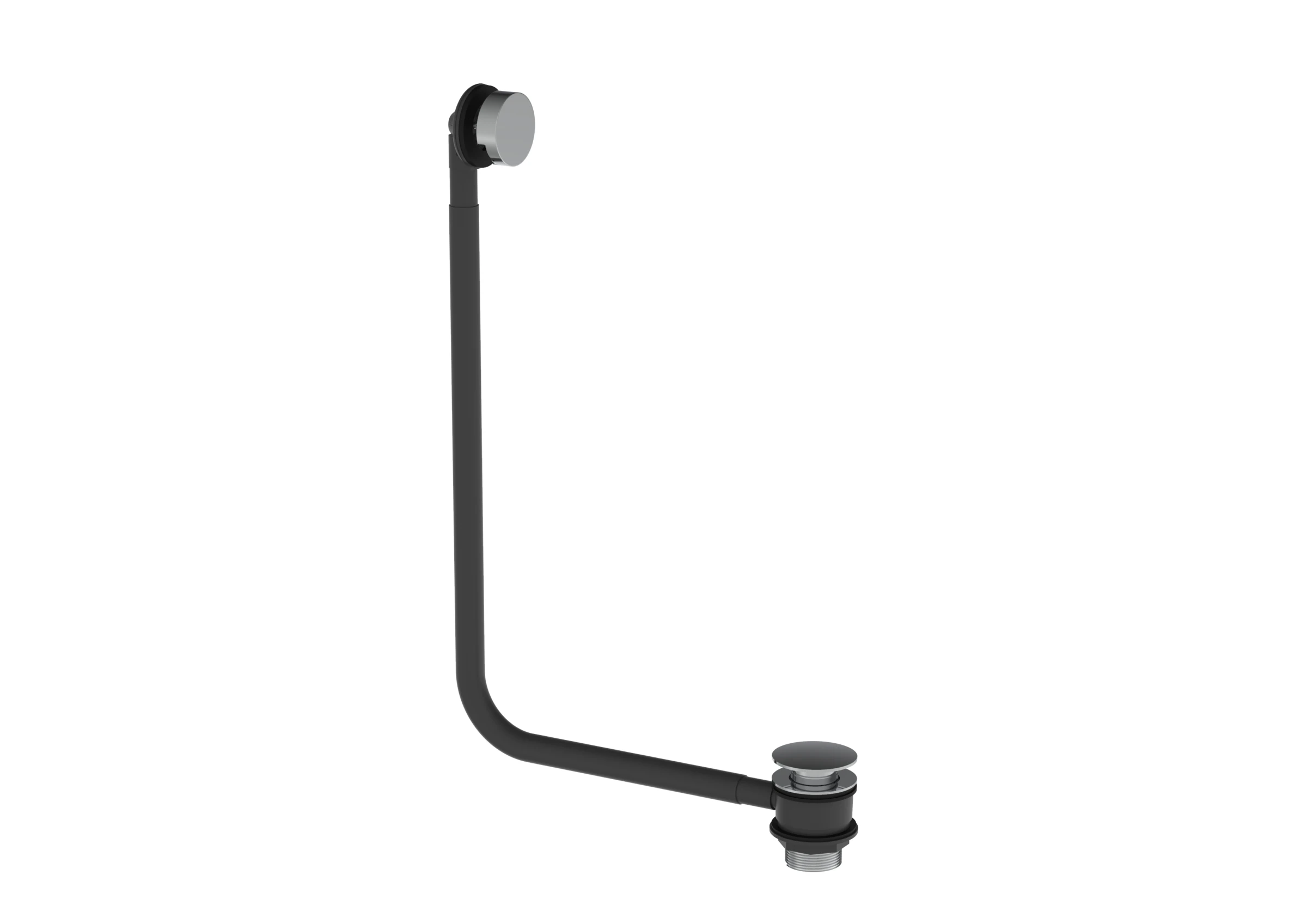 Saneux Cos Overflow & Clicker Waste - Chrome