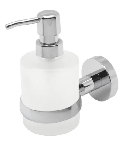 Eastbrook Genoa Glass Soap Dispenser Chrome product image - Image 1