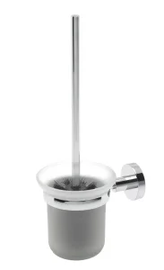 Eastbrook Genoa Glass Brush Holder Chrome