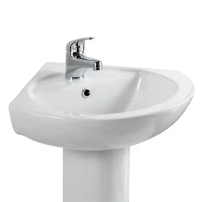 Eastbrook Loire 400 Corner Basin 1th White