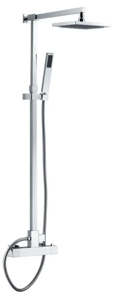 Eastbrook Winterbourne Shower Pole Chrome