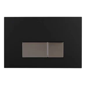 Eastbrook V Series Flush Plate Black/chrome Button