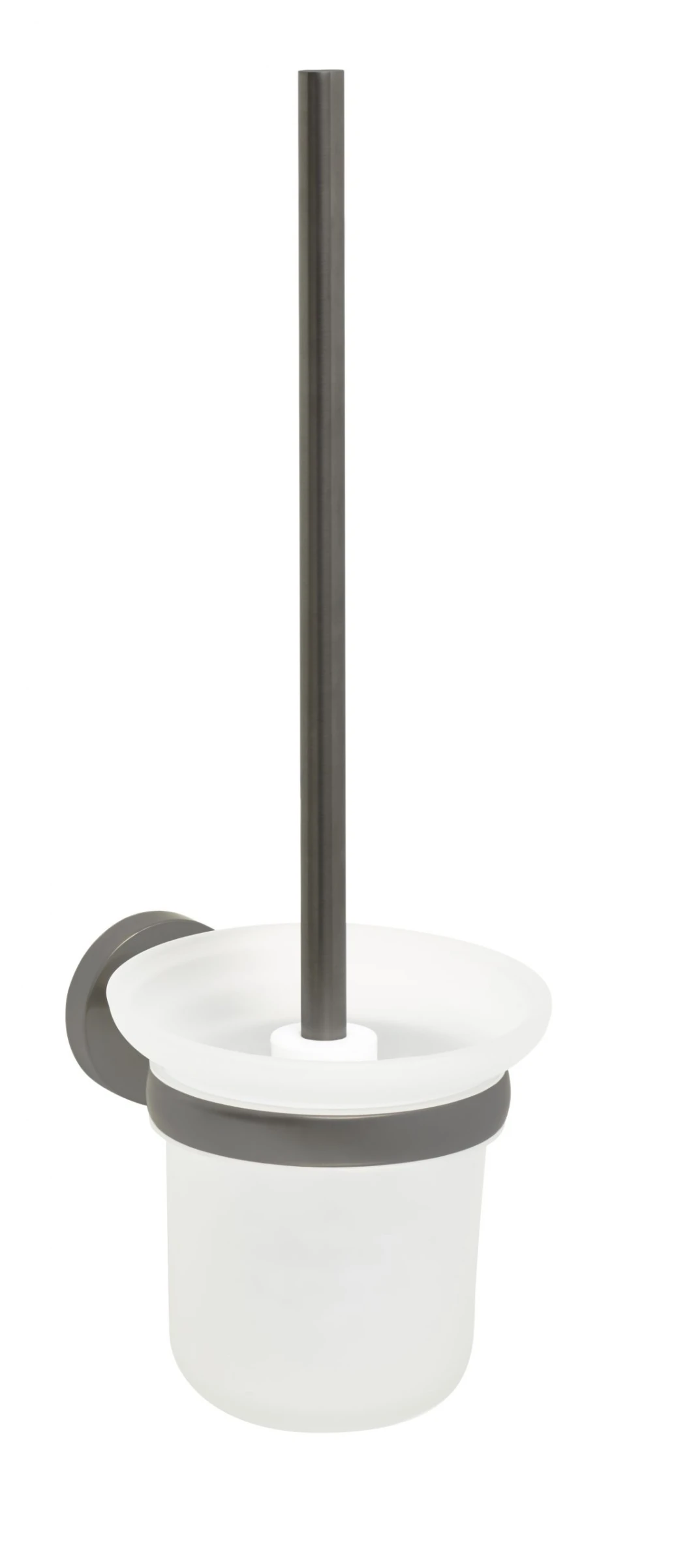 Just Taps Vos Toilet Brush Brushed Black