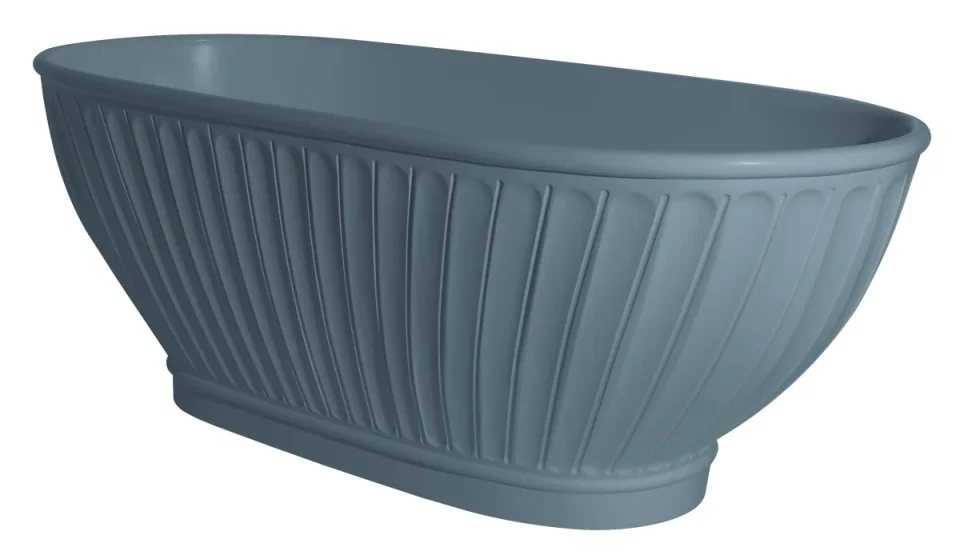 Bc Designs Casini Bath 1680 X 750 (no Waste) Powder Grey detail view - Image 3