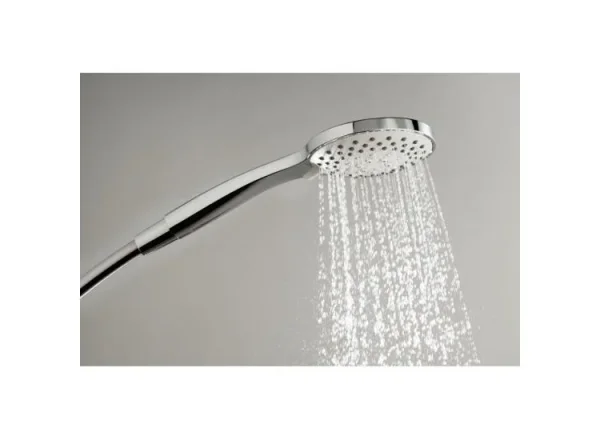 Vado Atmosphere Slide Rail Shower Kit With Air-injected Multi-function Handset 900mm Slide Rail And Smoothflex Anti-twist Silver Hose Chrome detail view - Image 3