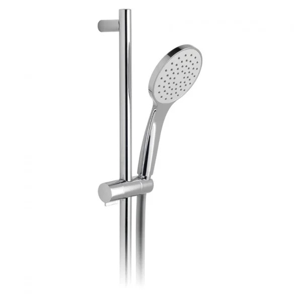 Vado Atmosphere Slide Rail Shower Kit With Air-injected Multi-function Handset 900mm Slide Rail And Smoothflex Anti-twist Silver Hose Chrome