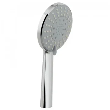 Vado Evolve 110mm Round 4 Function Rub Clean Shower Handset With Pause Function Chrome product image - Image 1