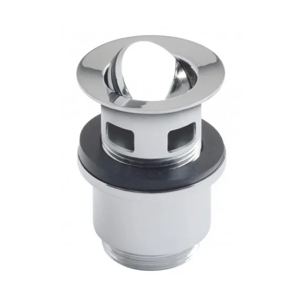 Vado Axces Slotted Captive Basin Waste 1.1/4" Chrome product image - Image 1