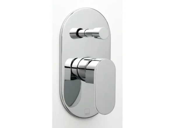Vado Life 2 Outlet Single Lever Concealed Manual Valve With Diverter Chrome product image - Image 1