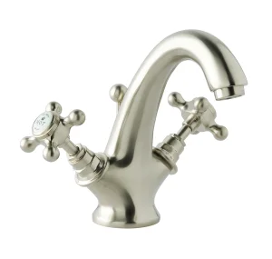 Bc Designs Victrion Crosshead Mono Basin Mixer Brushed Nickel