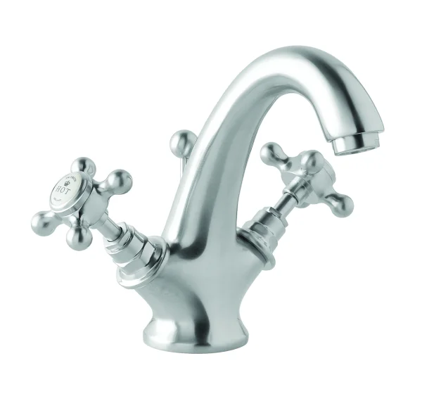Bc Designs Victrion Crosshead Mono Basin Mixer Brushed Chrome
