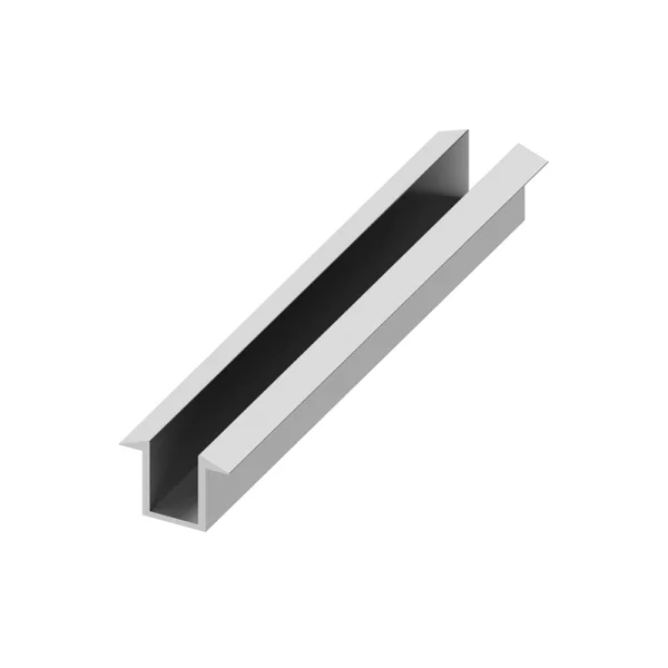Abacus Glass Recessed Channel Pack Chrome 8mm