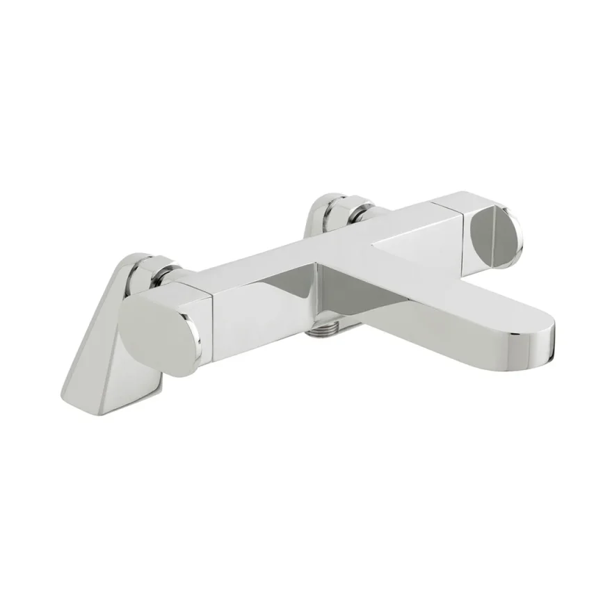 Vado Life Thermostatic Deck Mounted Bath Shower Mixer Chrome product image - Image 1