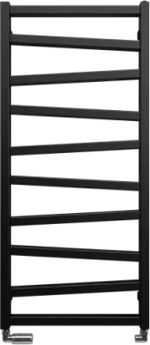 Crosswater Wedge Towel Warmer 1096x500 Metallic Black product image - Image 1