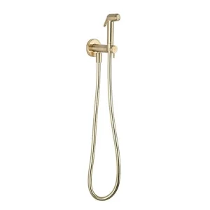 Crosswater Mpro Integrated Douche Valve Handset & Holder Brushed Brass