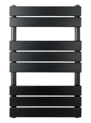 Just Taps Hix Vertical Tube 38mm, Horizontal Tube: 68x12mm Matt Black 8 Bars  Oil Filled product image - Image 1