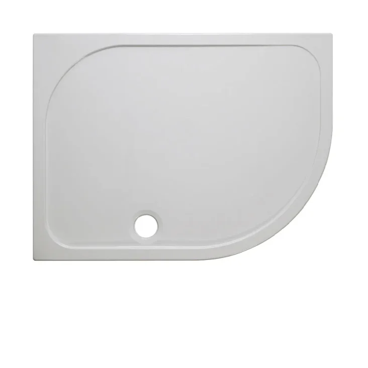 Crosswater Offset Quadrant Shower Tray 800x1200 Lh 45mm detail view - Image 2