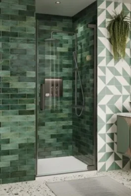 Crosswater Asura 8mm Hinged Door 800 Slate