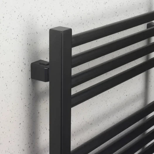 Crosswater Mpro Towel Warmer 480x1380 Matt Black detail view - Image 5