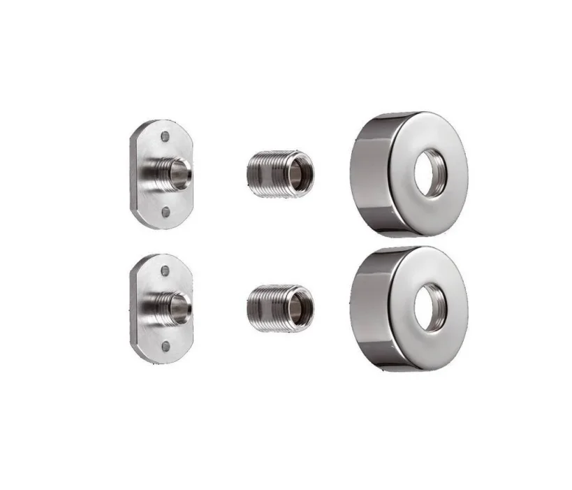 Just Taps Front Fixing Bracket Pair Chrome product image - Image 1