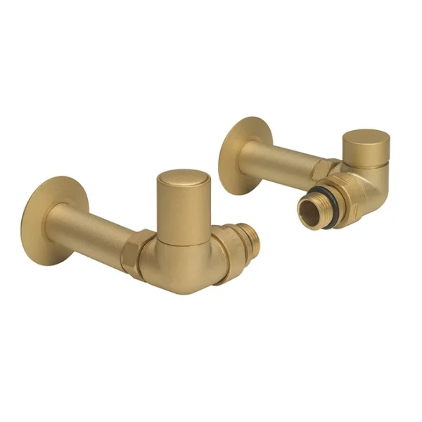 Crosswater Mpro Corner Rad Valve Brushed Brass