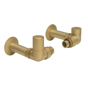 Crosswater Mpro Corner Rad Valve Brushed Brass