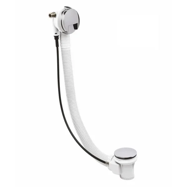 Crosswater Bath Extended Pop Up Waste With Filler 100cm Chrome product image - Image 1
