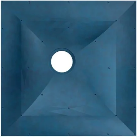 Eastbrook Biava Floor Former 1000mm X 1000mm (vinyl) - Blue product image - Image 1