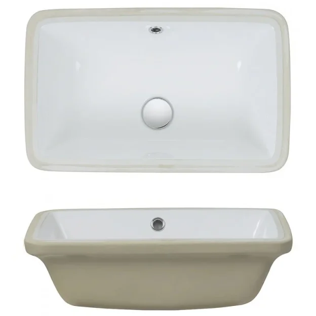 Crosswater Torino B Hidden Basin 510 With Overflow White product image - Image 1
