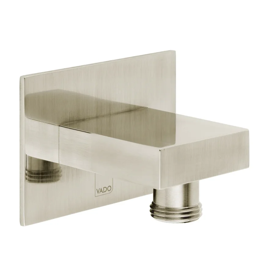 Vado Individual Square Wall Outlet Brushed Nickel product image - Image 1
