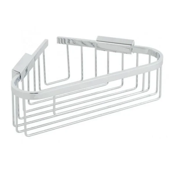 Vado Basket Large Triangular Corner Wall Mounted Chrome